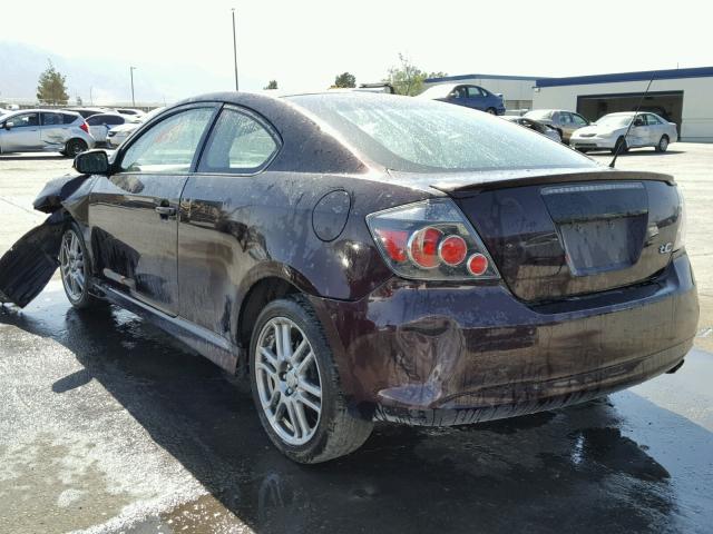 JTKDE167880269624 - 2008 TOYOTA SCION TC 勃艮第红 照片 3