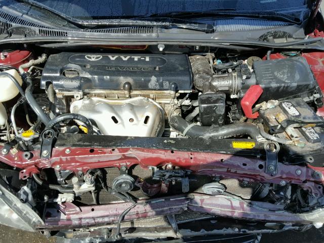 JTKDE167880269624 - 2008 TOYOTA SCION TC 勃艮第红 照片 7