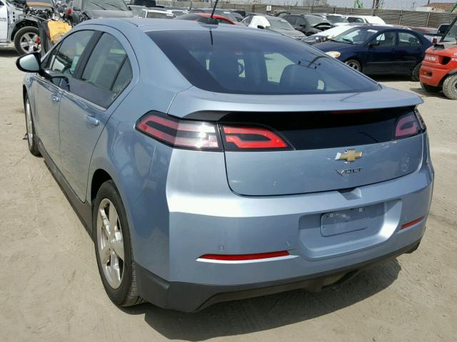 1G1RD6E48FU138048 - 2015 CHEVROLET VOLT BLUE photo 3