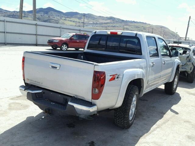 1GCHTDFE8B8102378 - 2011 CHEVROLET COLORADO L SILVER photo 4