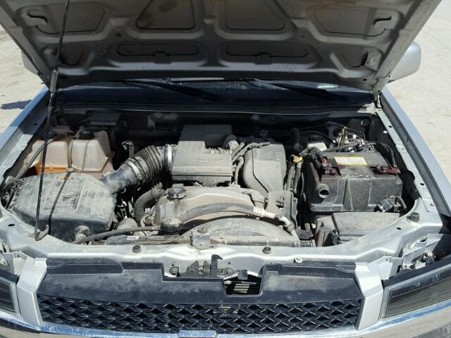 1GCHTDFE8B8102378 - 2011 CHEVROLET COLORADO L SILVER photo 7
