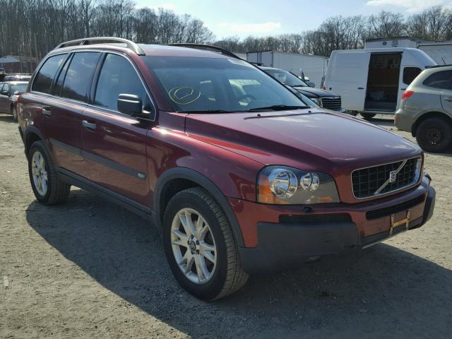 YV1CZ91H141069432 - 2004 VOLVO XC90 T6 MAROON photo 1