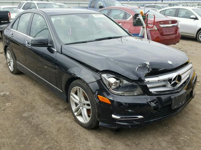 WDDGF8AB9DG138294 - 2013 MERCEDES-BENZ C 300 4MAT BLACK photo 1