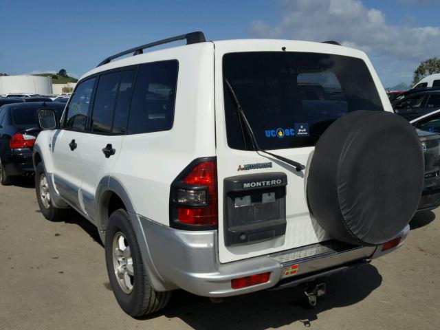 JA4MW31R31J010591 - 2001 MITSUBISHI MONTERO XL WHITE photo 3