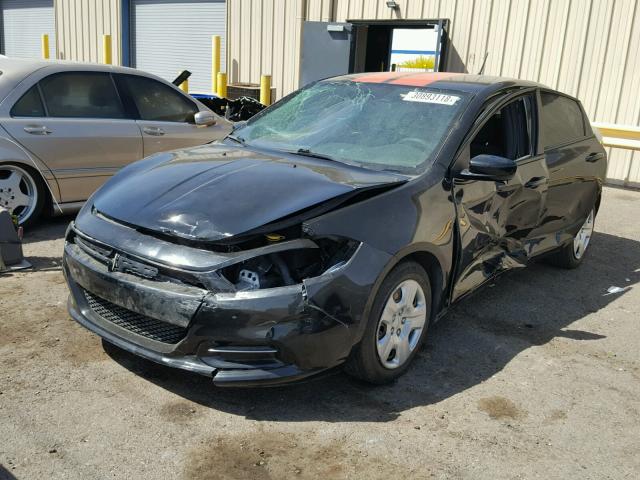 1C3CDFBB0FD105162 - 2015 DODGE DART SXT BLACK photo 2