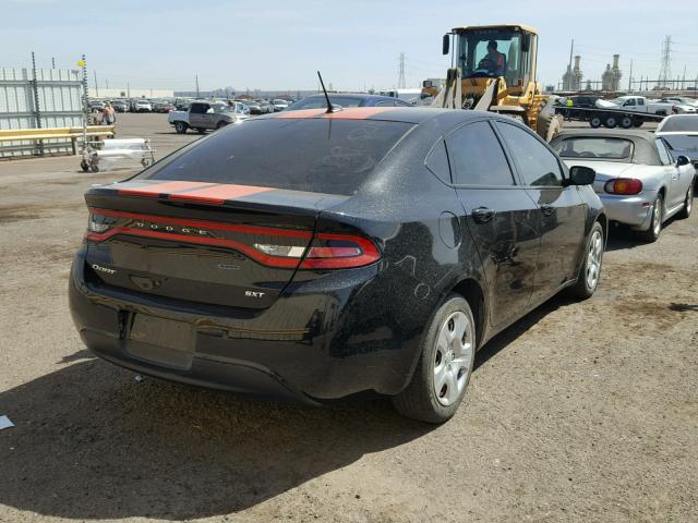 1C3CDFBB0FD105162 - 2015 DODGE DART SXT BLACK photo 4