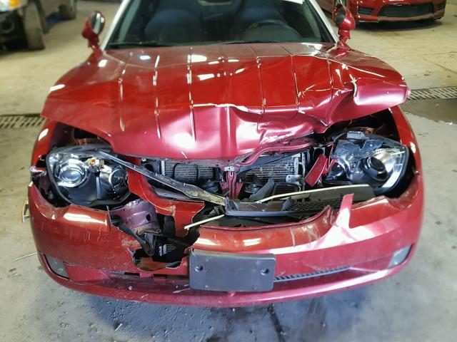 1C3AN65LX5X055134 - 2005 CHRYSLER CROSSFIRE BURGUNDY photo 7