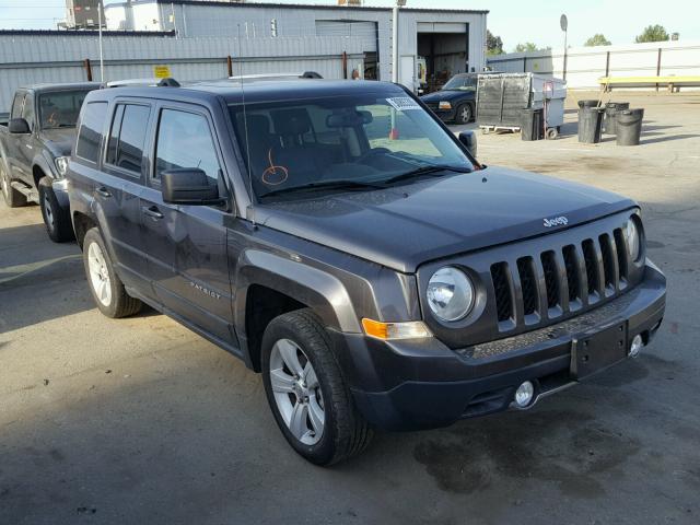 1C4NJPCBXED813841 - 2014 JEEP PATRIOT LI GRAY photo 1