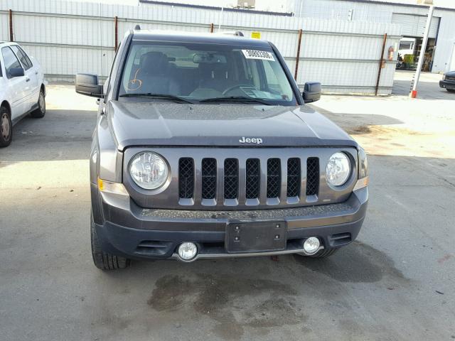 1C4NJPCBXED813841 - 2014 JEEP PATRIOT LI GRAY photo 9