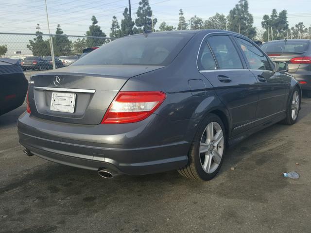 WDDGF5EB5BA479880 - 2011 MERCEDES-BENZ C 300 BLUE photo 4