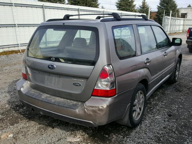 JF1SG67626H717596 - 2006 SUBARU FORESTER 2 SILVER photo 4