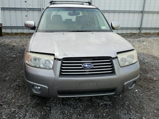 JF1SG67626H717596 - 2006 SUBARU FORESTER 2 SILVER photo 9