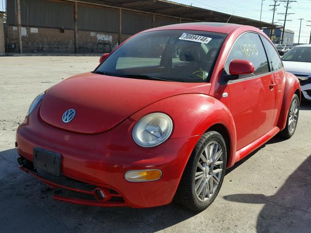 3VWCC21C7YM453577 - 2000 VOLKSWAGEN NEW BEETLE 红色 照片 2