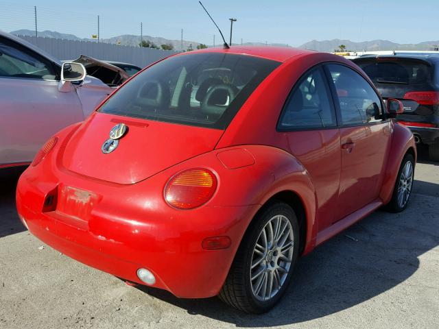 3VWCC21C7YM453577 - 2000 VOLKSWAGEN NEW BEETLE 红色 照片 4