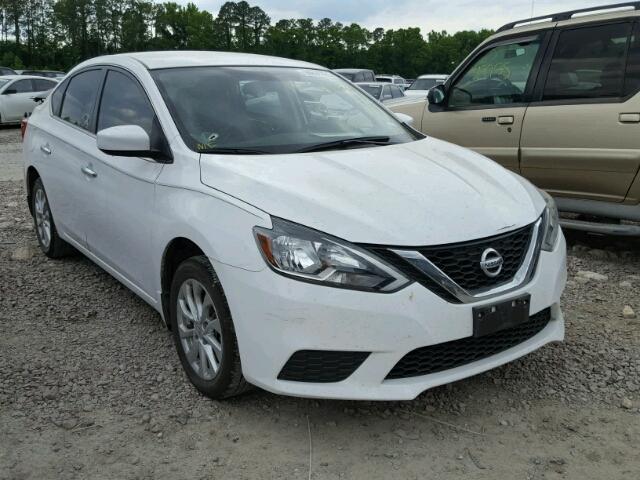 3N1AB7AP5HY270347 - 2017 NISSAN SENTRA/S/S WHITE photo 1