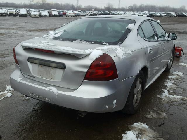 2G2WP552X61236184 - 2006 PONTIAC GRAND PRIX SILVER photo 4