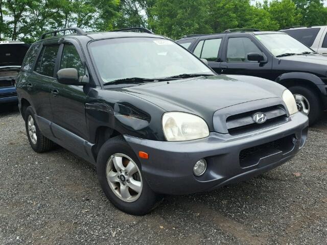 KM8SC13E56U098842 - 2006 HYUNDAI SANTA FE G BLACK photo 1