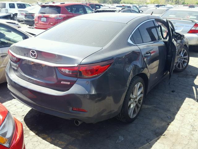 JM1GJ1V50G1434140 - 2016 MAZDA 6 TOURING GRAY photo 4