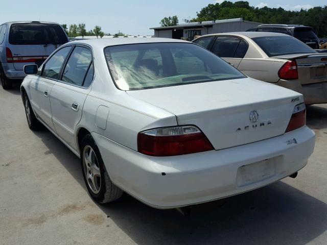 19UUA56633A049555 - 2003 ACURA 3.2TL WHITE photo 3