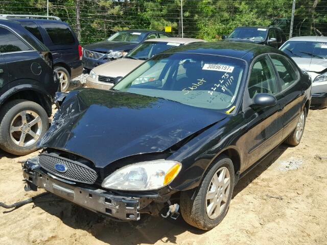 1FAFP53UX7A190269 - 2007 FORD TAURUS SE BLACK photo 2