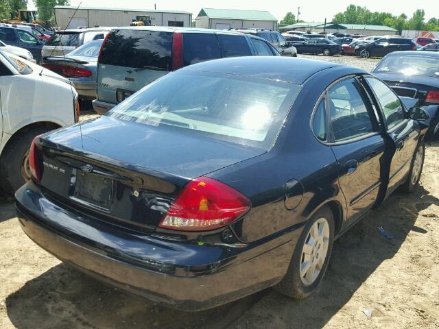 1FAFP53UX7A190269 - 2007 FORD TAURUS SE BLACK photo 4