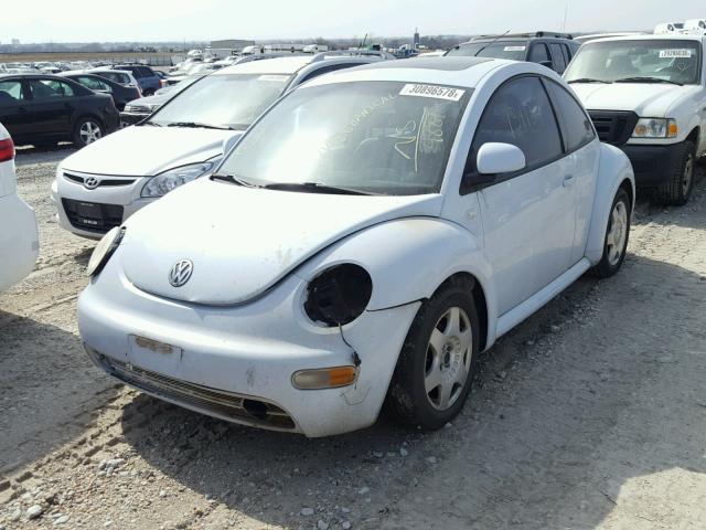 3VWCA21C4YM484887 - 2000 VOLKSWAGEN NEW BEETLE BLUE photo 2