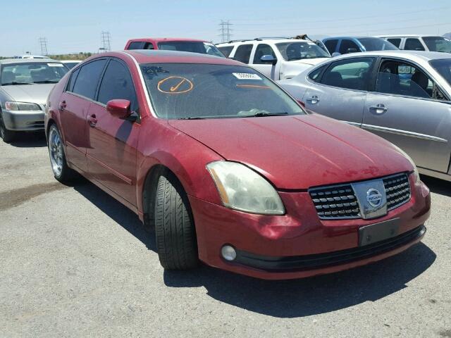 1N4BA41E06C811723 - 2006 NISSAN MAXIMA SE RED photo 1