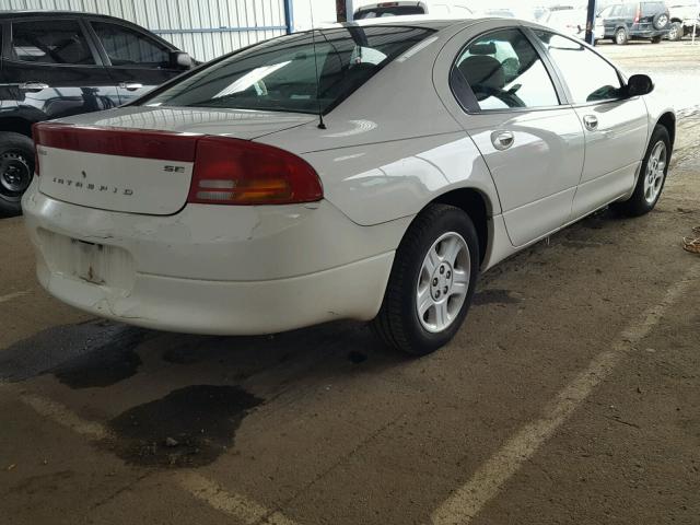 2B3HD46R23H538995 - 2003 DODGE INTREPID S WHITE photo 4