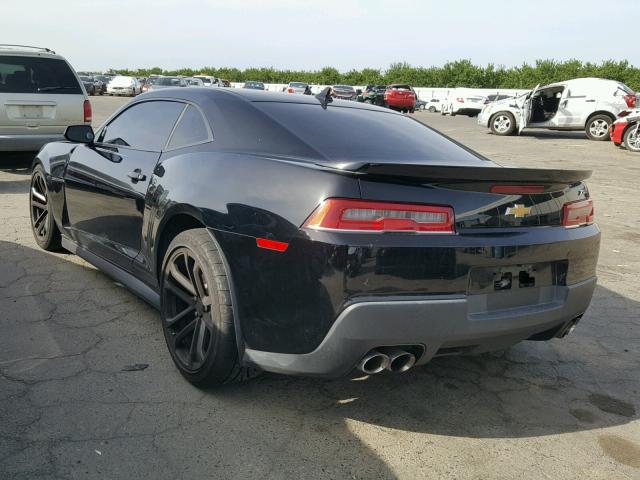2G1FL1EP3E9800603 - 2014 CHEVROLET CAMARO ZL1 黑色 照片 3