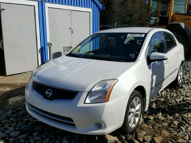 3N1AB6AP1BL689309 - 2011 NISSAN SENTRA 2.0 WHITE photo 2