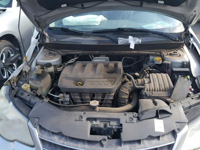 1C3LC46K87N540797 - 2007 CHRYSLER SEBRING SILVER photo 7