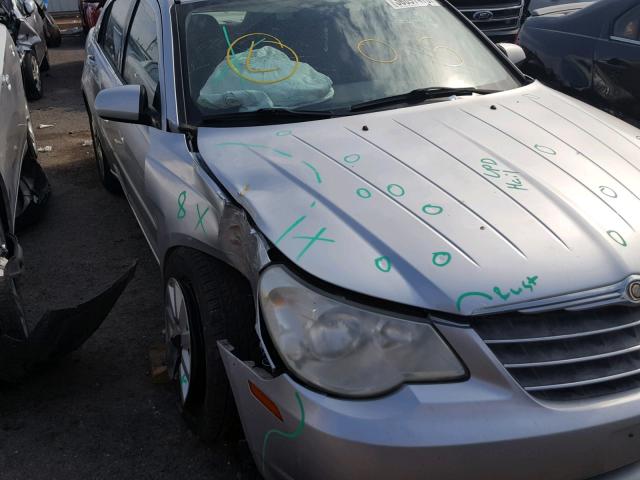 1C3LC46K87N540797 - 2007 CHRYSLER SEBRING SILVER photo 9