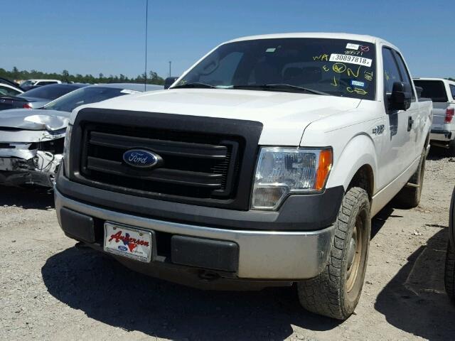 1FTFX1EFXEFA37912 - 2014 FORD F150 SUPER WHITE photo 2