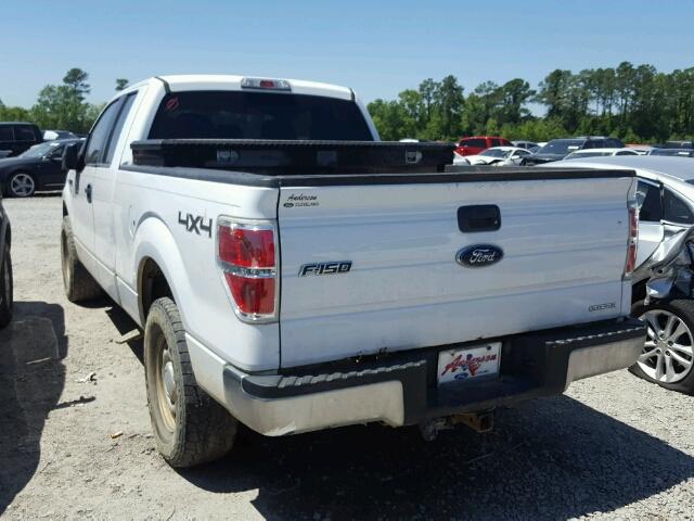 1FTFX1EFXEFA37912 - 2014 FORD F150 SUPER WHITE photo 3