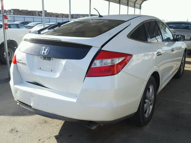 5J6TF1H39AL006731 - 2010 HONDA ACCORD CRO WHITE photo 4