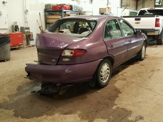 1FALP13P1VW190148 - 1997 FORD ESCORT LX PURPLE photo 4