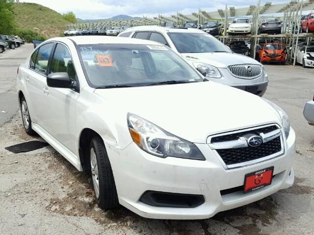 4S3BMCA63D3012200 - 2013 SUBARU LEGACY 2.5 WHITE photo 1