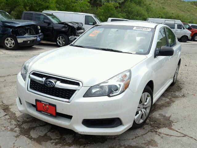 4S3BMCA63D3012200 - 2013 SUBARU LEGACY 2.5 WHITE photo 2