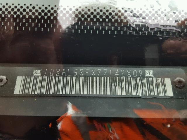 1G8AL58FX7Z142809 - 2007 SATURN ION LEVEL ნაცრისფერი ფოტო 10