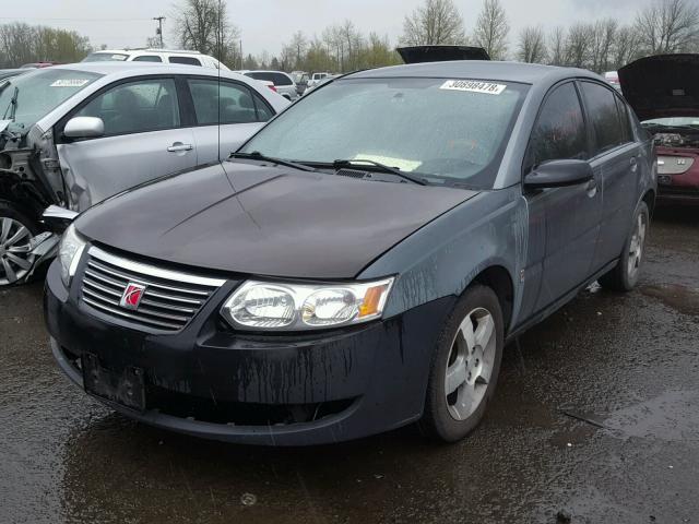 1G8AL58FX7Z142809 - 2007 SATURN ION LEVEL ნაცრისფერი ფოტო 2