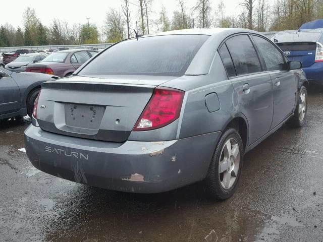 1G8AL58FX7Z142809 - 2007 SATURN ION LEVEL ნაცრისფერი ფოტო 4