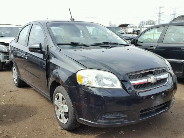 KL1TD5DE2AB102319 - 2010 CHEVROLET AVEO LS 黑色 照片 1