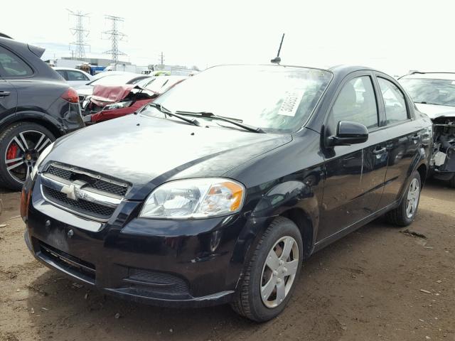 KL1TD5DE2AB102319 - 2010 CHEVROLET AVEO LS 黑色 照片 2