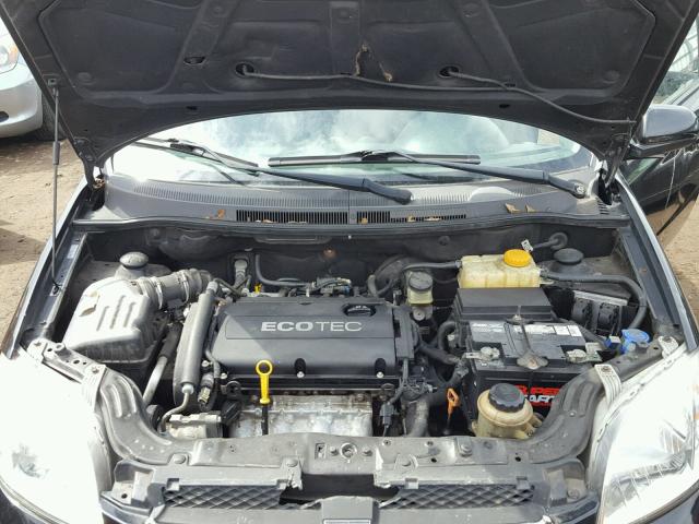 KL1TD5DE2AB102319 - 2010 CHEVROLET AVEO LS 黑色 照片 7
