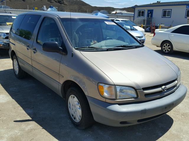 4T3ZF13C9WU013562 - 1998 TOYOTA SIENNA LE BROWN photo 1