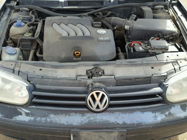 WVWGA21J9YW301499 - 2000 VOLKSWAGEN GOLF GLS BLACK photo 7