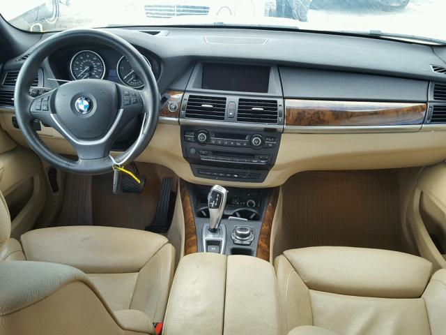 5UXZW0C5XBL657868 - 2011 BMW X5 XDRIVE3 BLACK photo 9