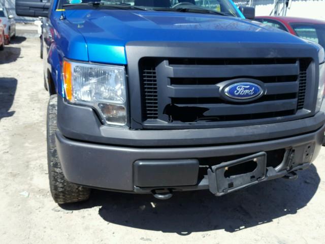 1FTRW14839FB25404 - 2009 FORD F150 SUPER BLUE photo 9