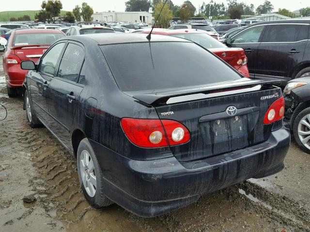 1NXBR32E46Z662184 - 2006 TOYOTA COROLLA CE BLACK photo 3