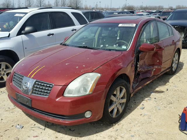 1N4BA41E16C864091 - 2006 NISSAN MAXIMA SE RED photo 2